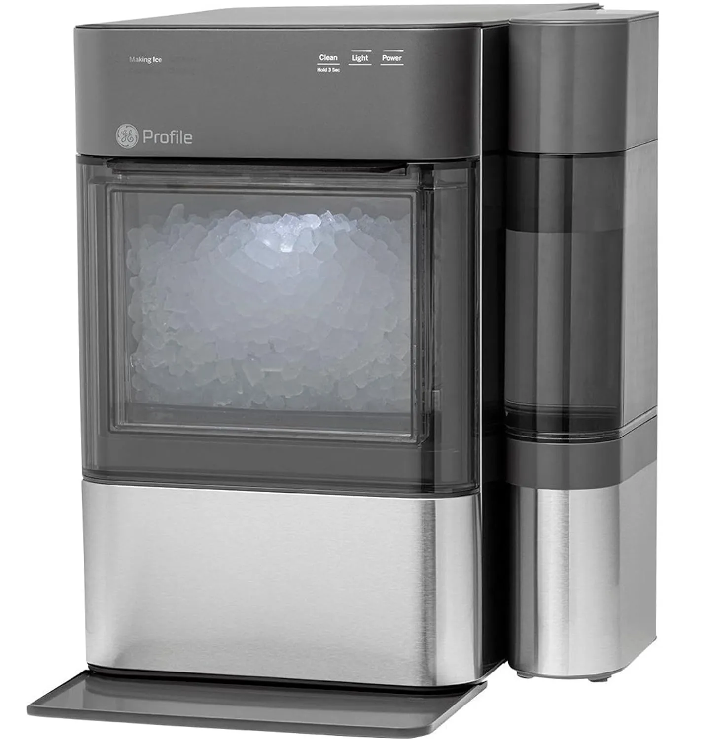 2.0 Countertop Nugget Ice Maker, 38 lbs/24hrs, WiFi-Enabled, Stainless Steel, Scoop Included