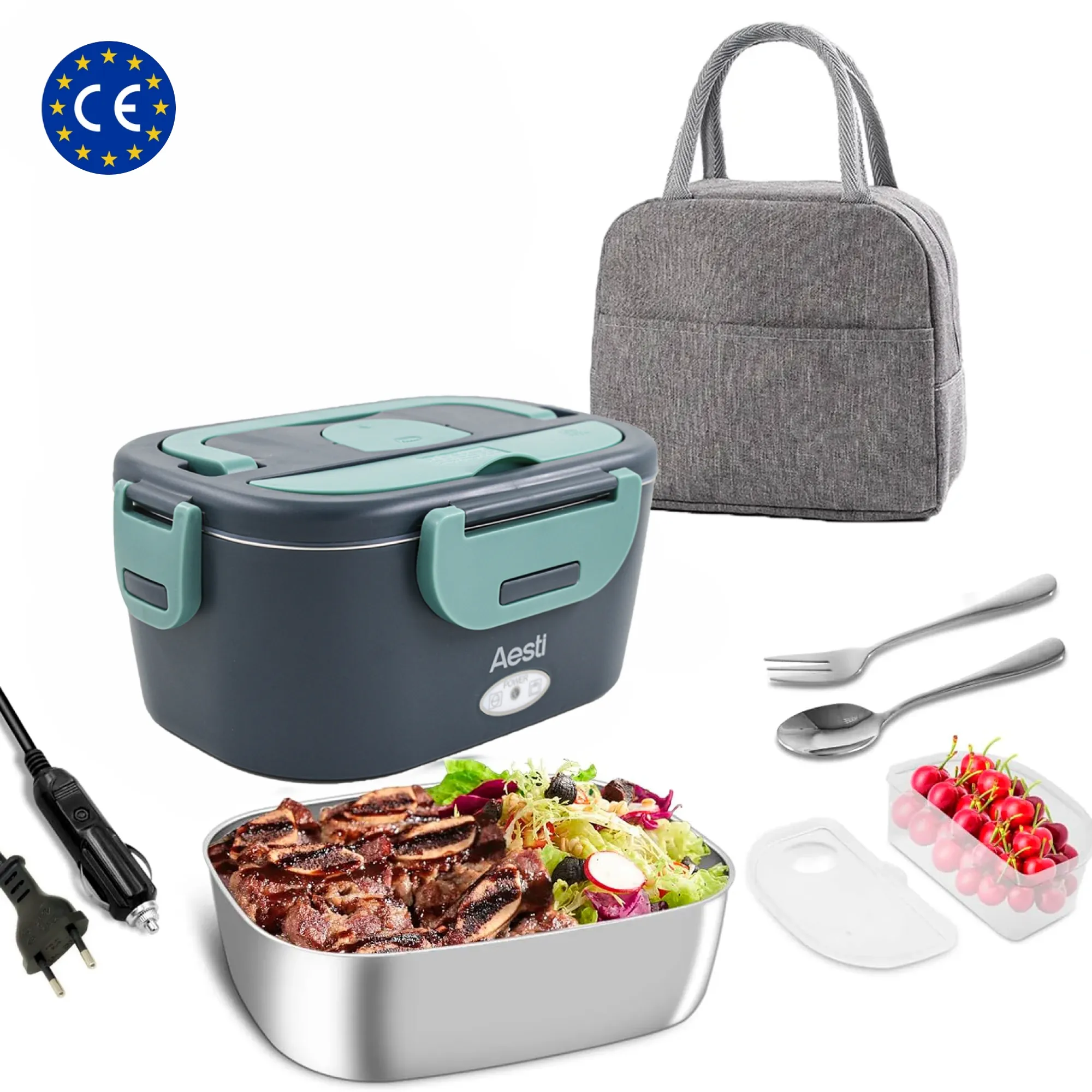 Aesti® Portable Electric Heated Lunch Box