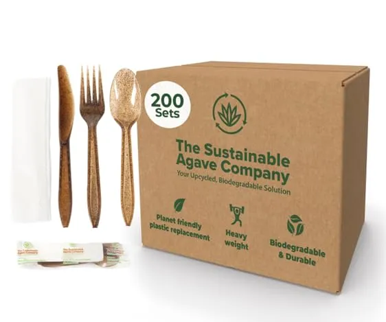 Agave Fiber Cutlery Set