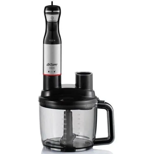 Arzum Forte multi Blender Set , 1000 watt, 2 Speeds, Black-silver 1000 Watt Multi Blender