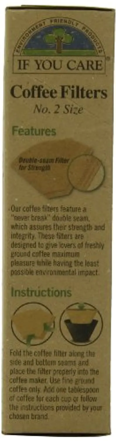 Biodegradable Coffee Filters, 100-Count Boxes - Pack of 12