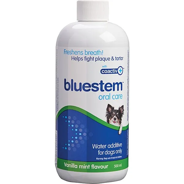 Bluestem Oral Care Vanilla Mint Flavor Water Additive for Dogs