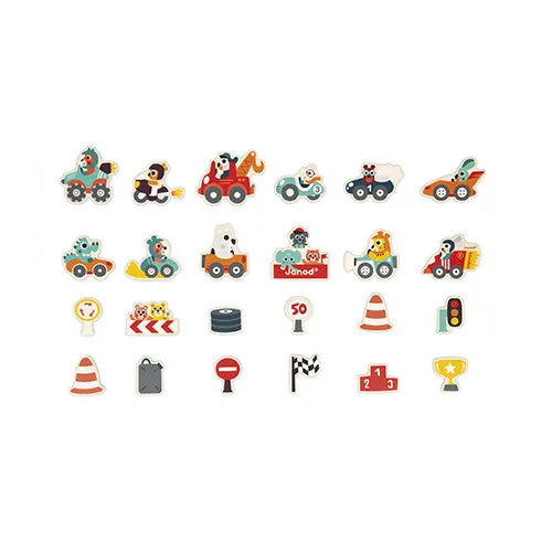 Car Magnets - 24 Pieces