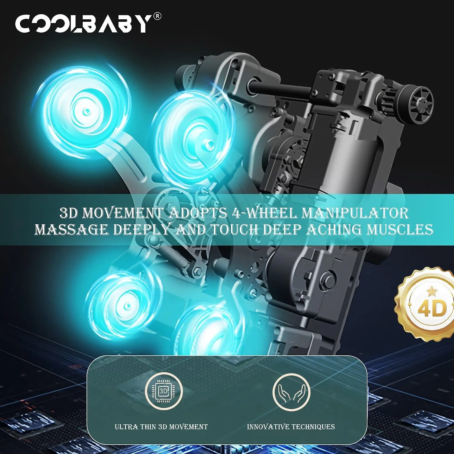 COOLBABY® RK-1912 Massage Chair - Home Office Luxury Capsule Chair