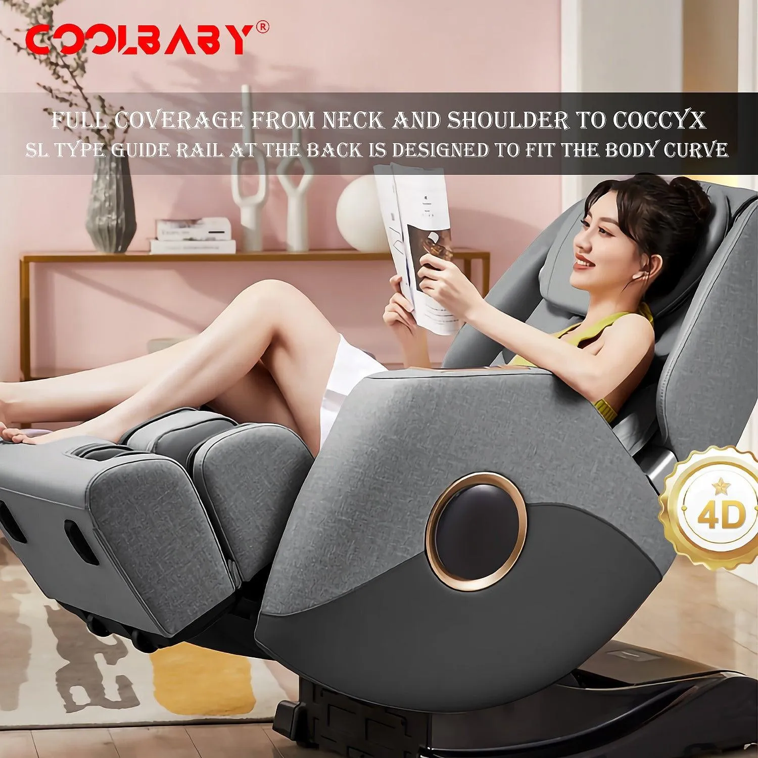 COOLBABY® RK-1912 Massage Chair - Home Office Luxury Capsule Chair