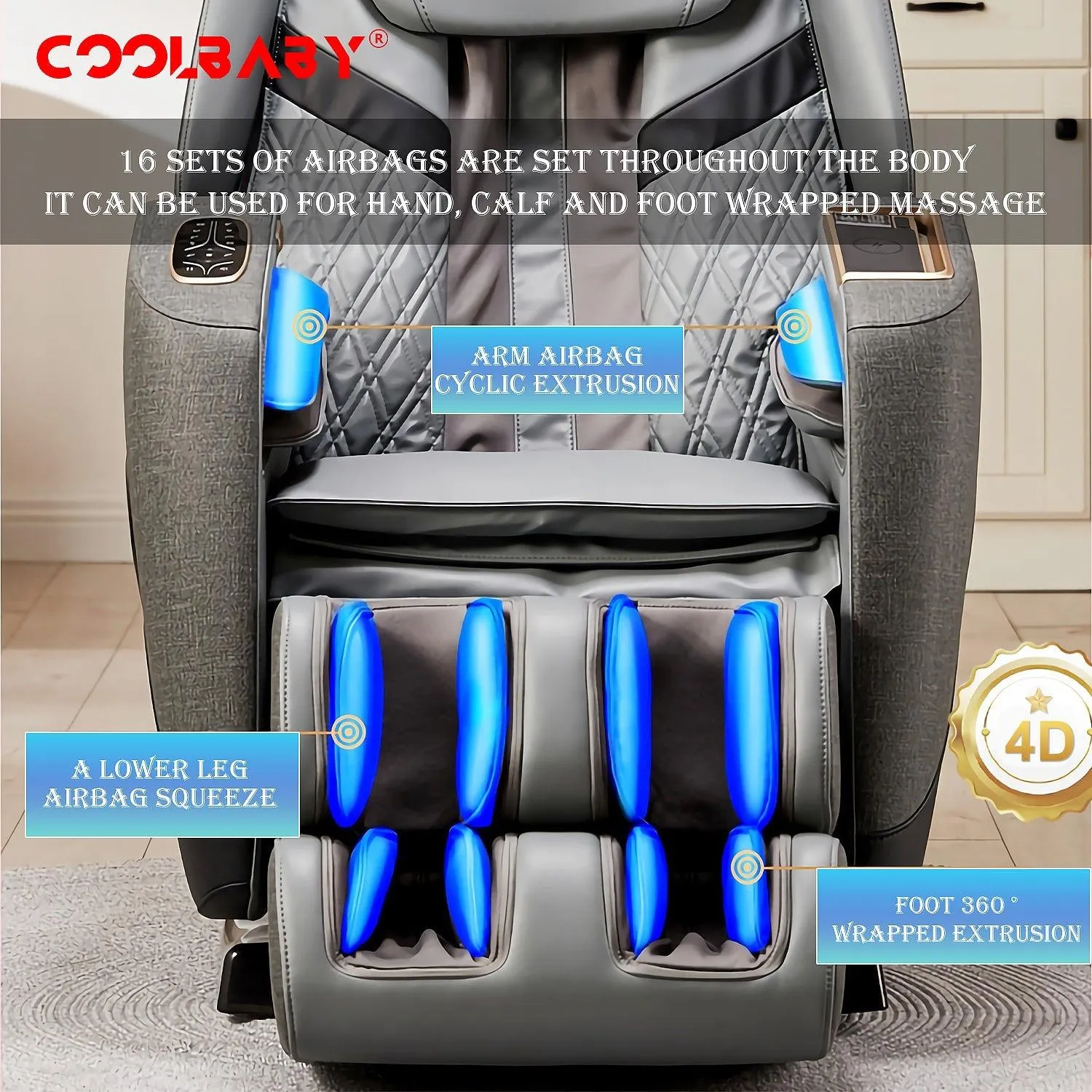 COOLBABY® RK-1912 Massage Chair - Home Office Luxury Capsule Chair