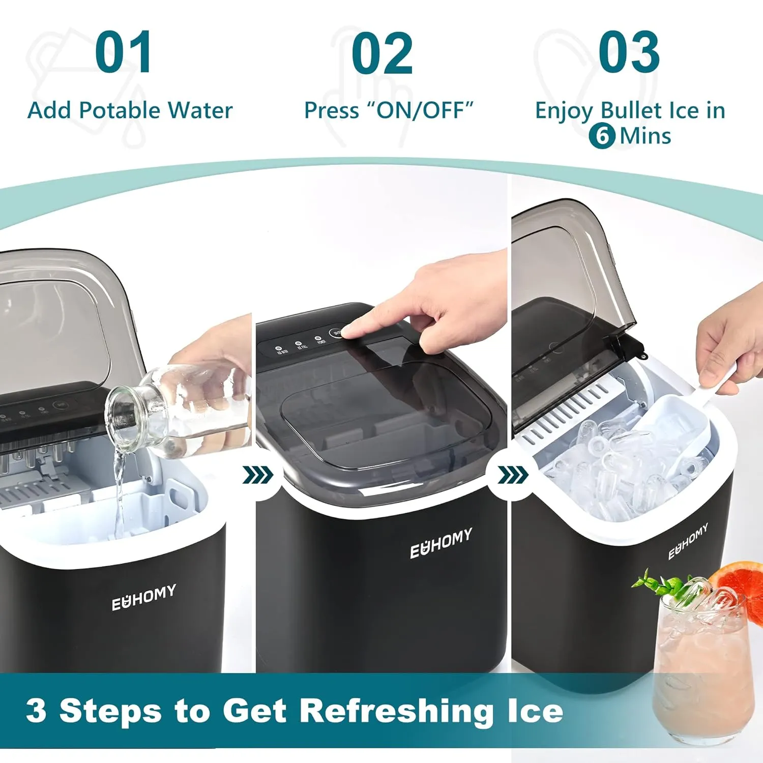 Countertop Ice Maker Machine