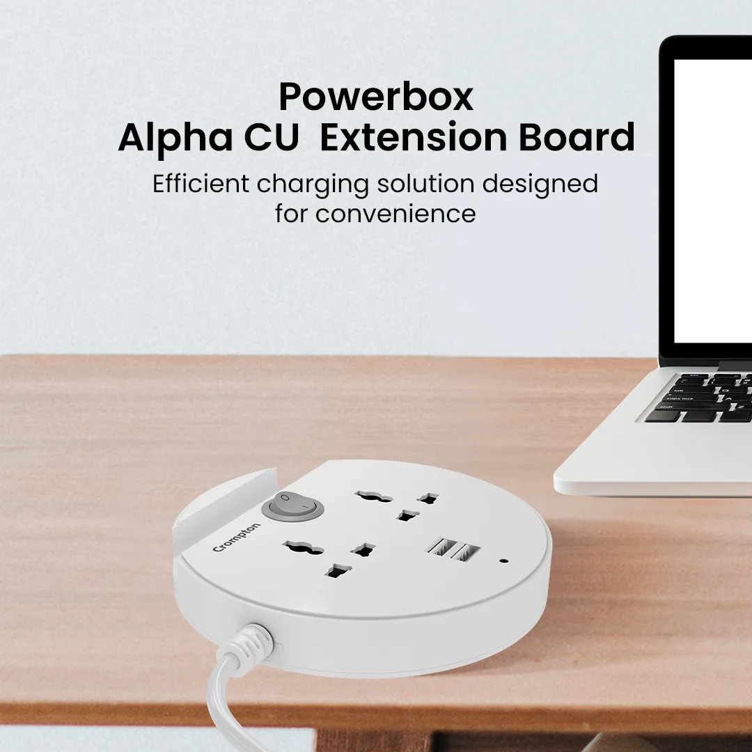 Crompton Powerbox Alpha CU Extension Board 6A - White