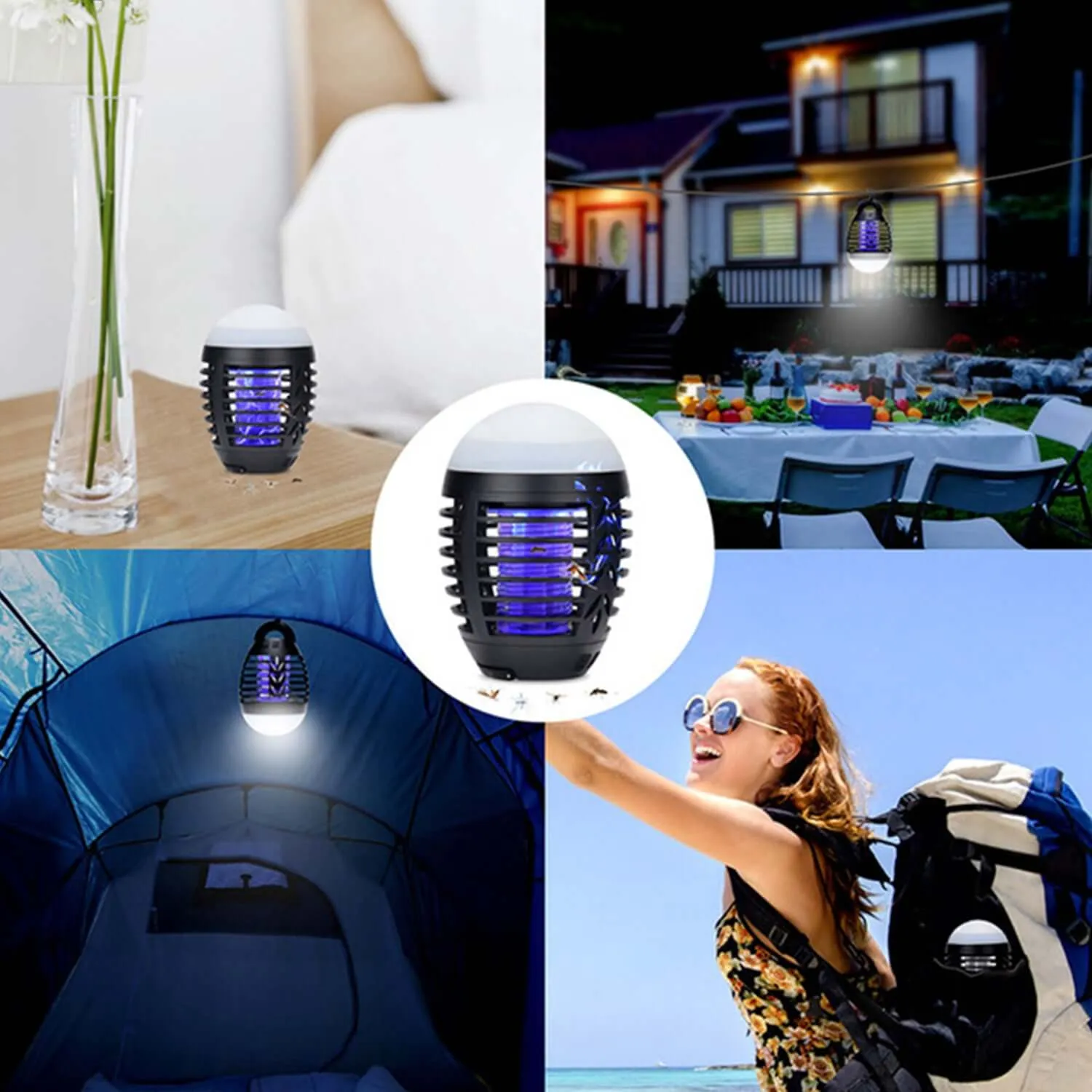 Dartwood Bug Zapper Light | Exterminates Mosquitoes, Flies & Bugs