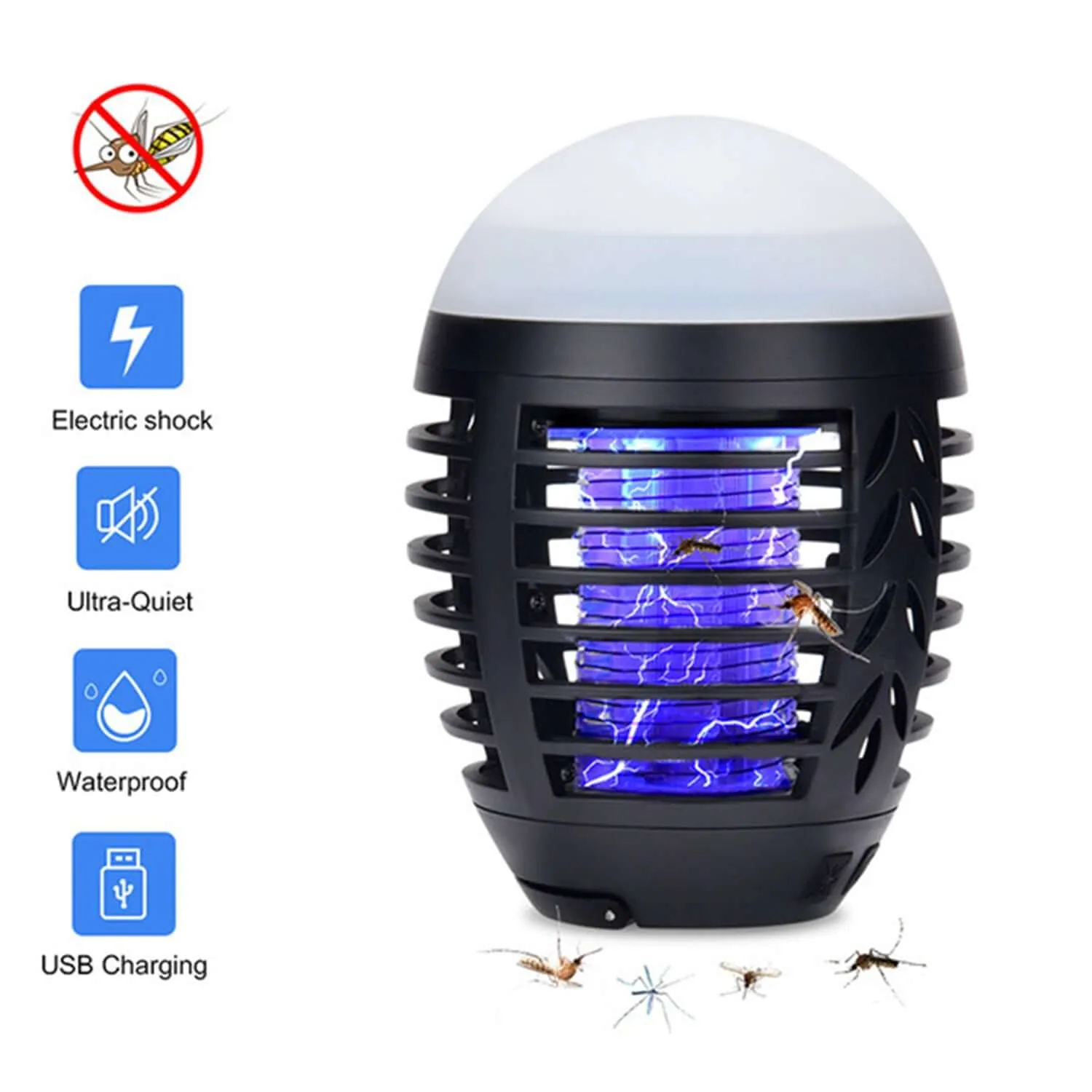 Dartwood Bug Zapper Light | Exterminates Mosquitoes, Flies & Bugs