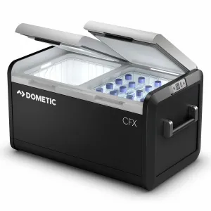 Dometic CFX3 75DZ Dual Zone Portable Refrigerator/Freezer with Bluetooth, WiFi & Rapid Cool, 75 Liter