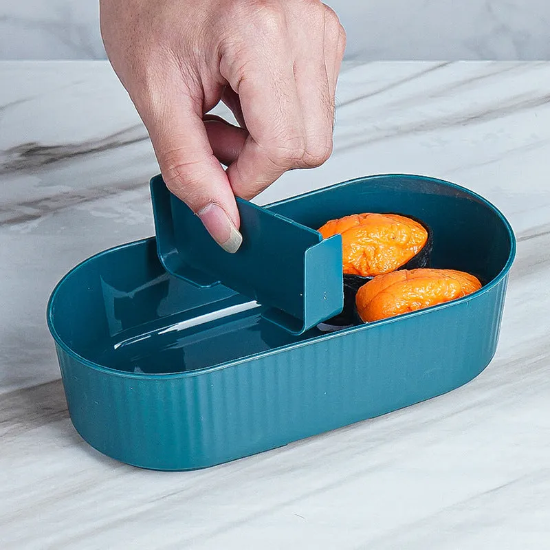 Double layered portable lunch box