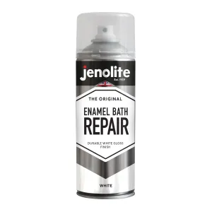 Enamel Bath Repair Spray Paint | WHITE GLOSS | 400ml | Paint & Repair Baths, Shower Trays, Kitchen Appliances