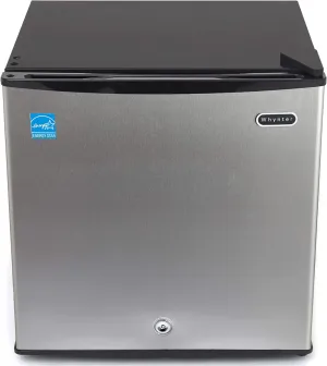 Energy Star Mini Upright Freezer with Lock, 1.1 Cu. Ft., Stainless Steel