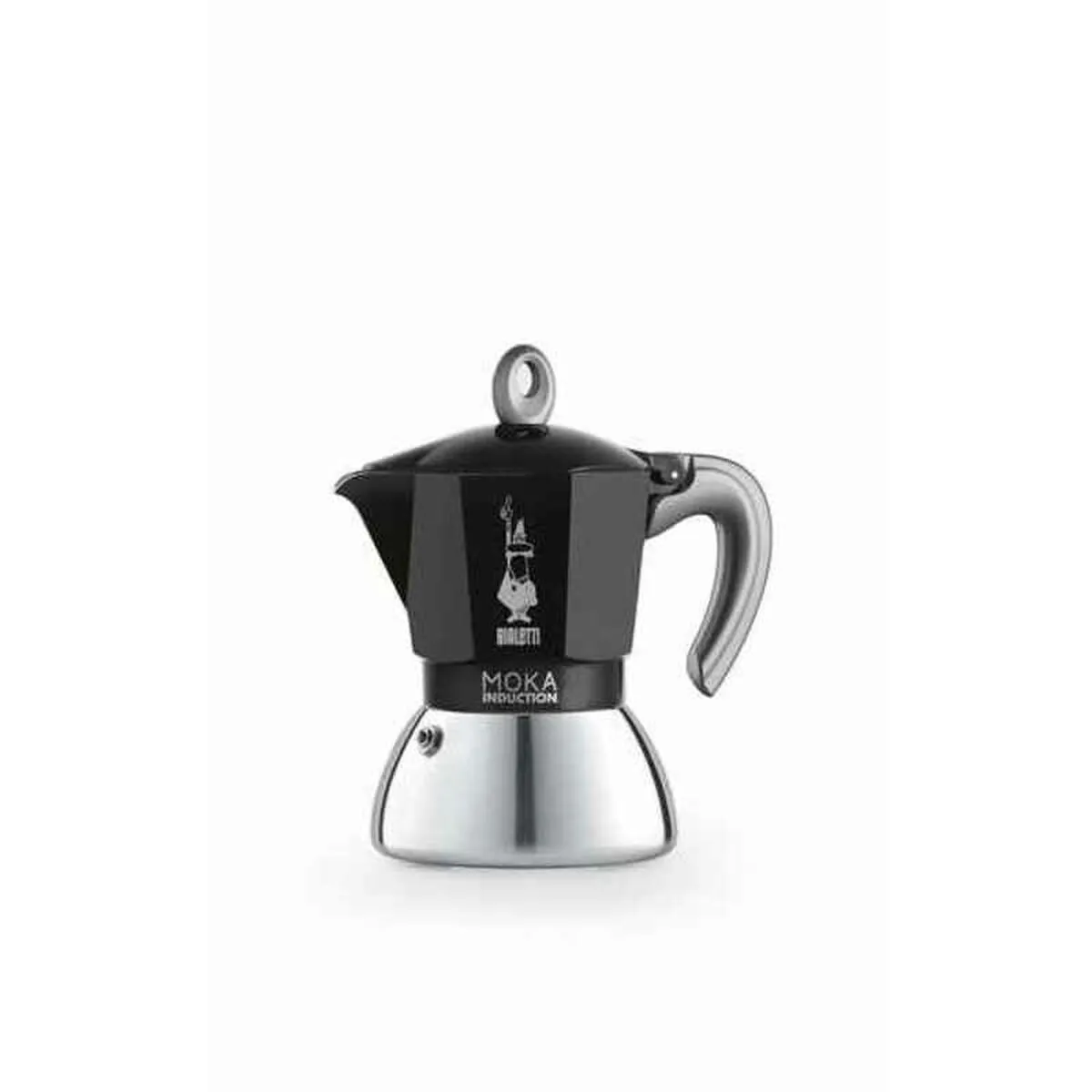 Italian Coffee Pot Bialetti Moka Black Aluminium