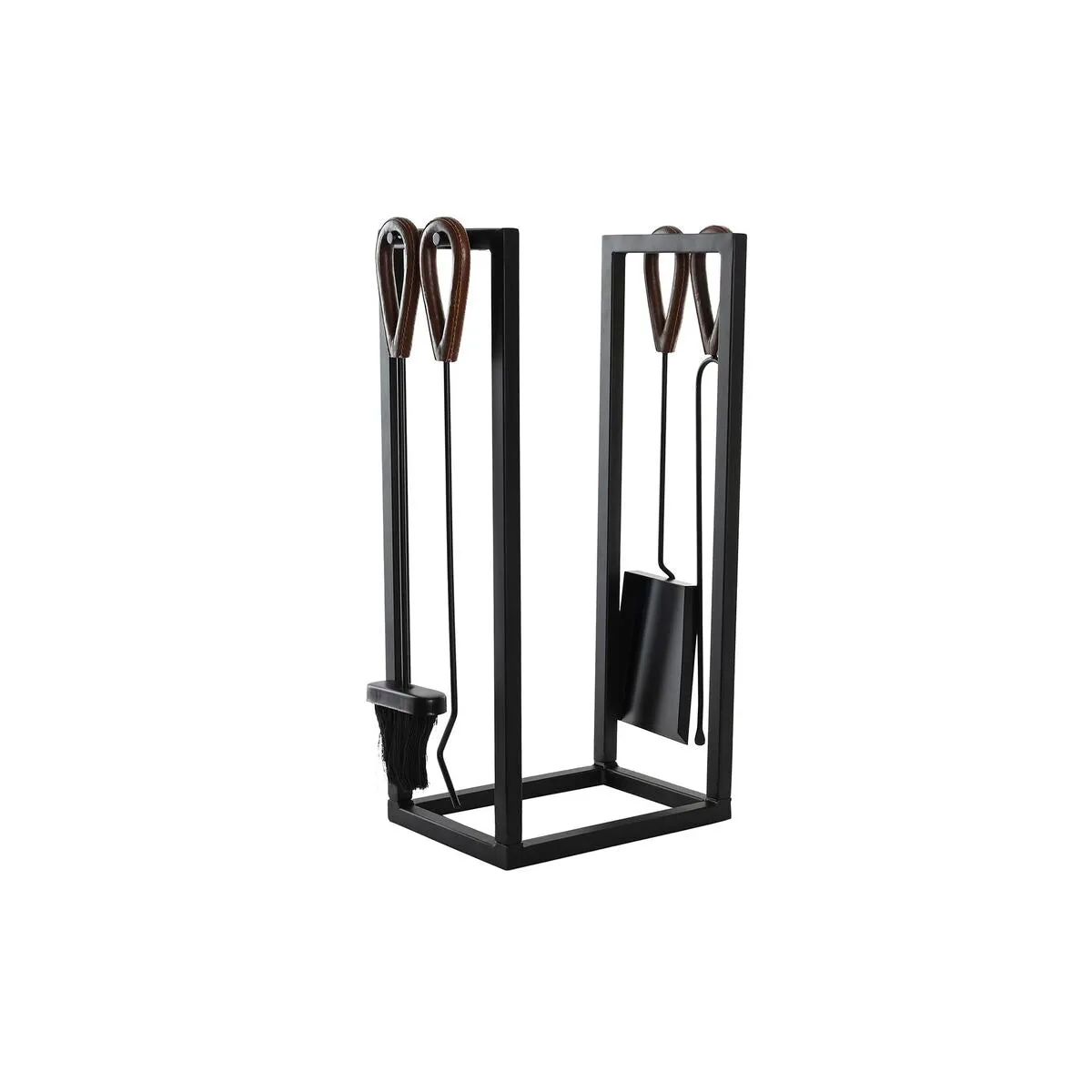 Log Stand DKD Home Decor Steel Aluminium (20 x 38 x 60 cm)