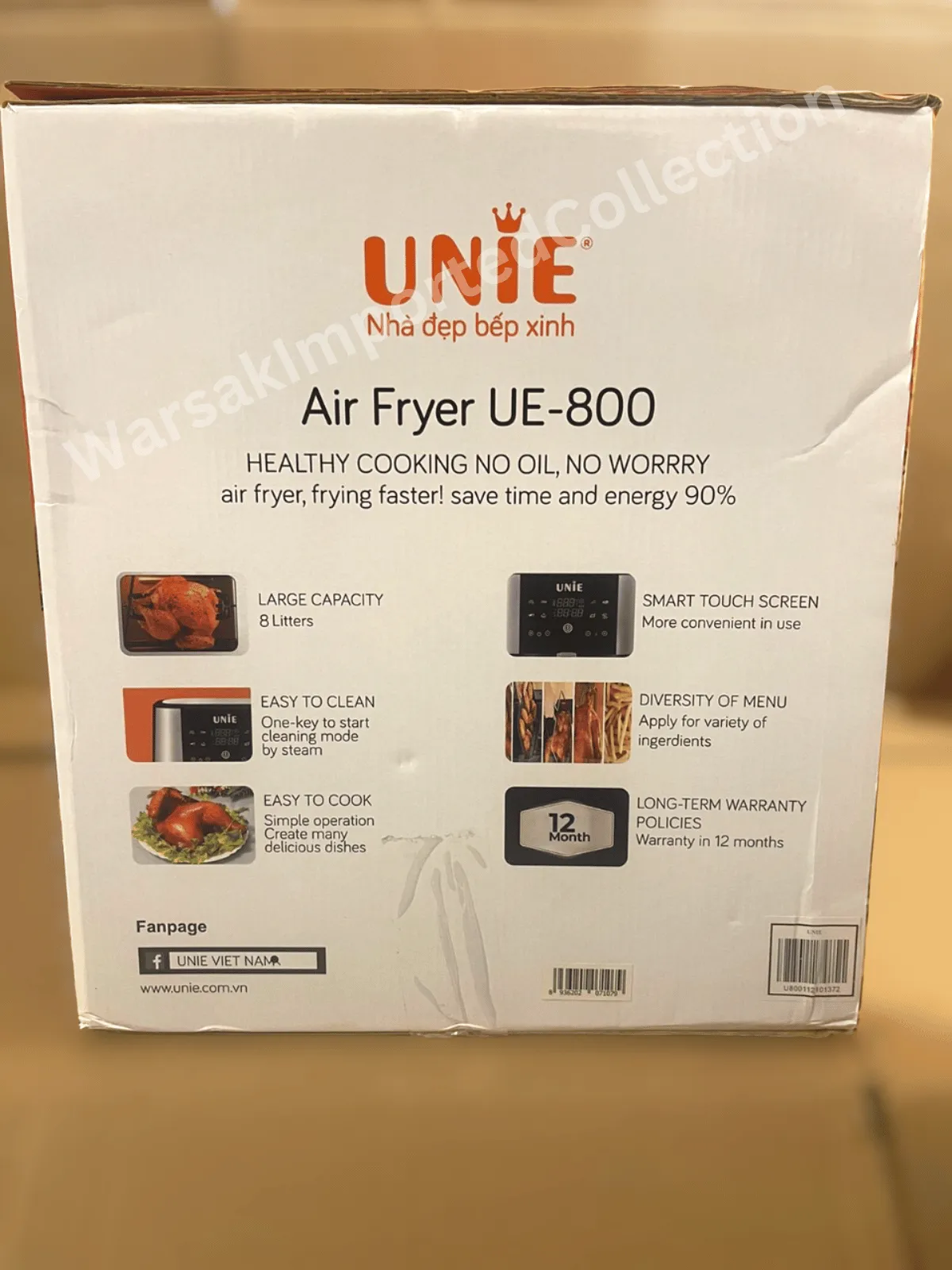 LOT Imported 7L & 8L UNIE Air Fryers