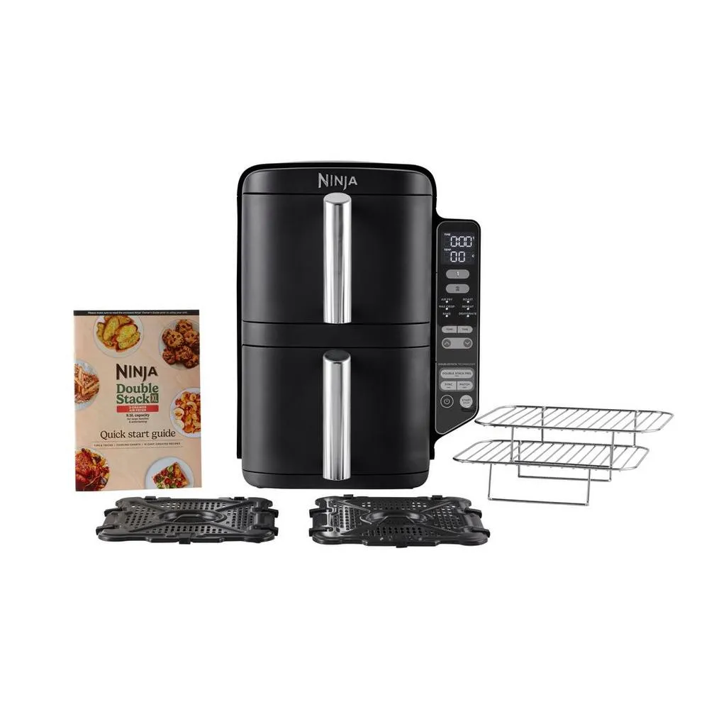 Ninja Double Stack 2-Drawer 7.6L Air Fryer Grey SL300UK