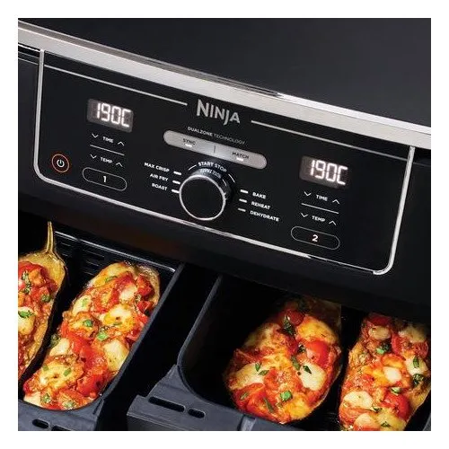 Ninja Foodi MAX Dual Zone Air Fryer AF400UK 9.5L - Black