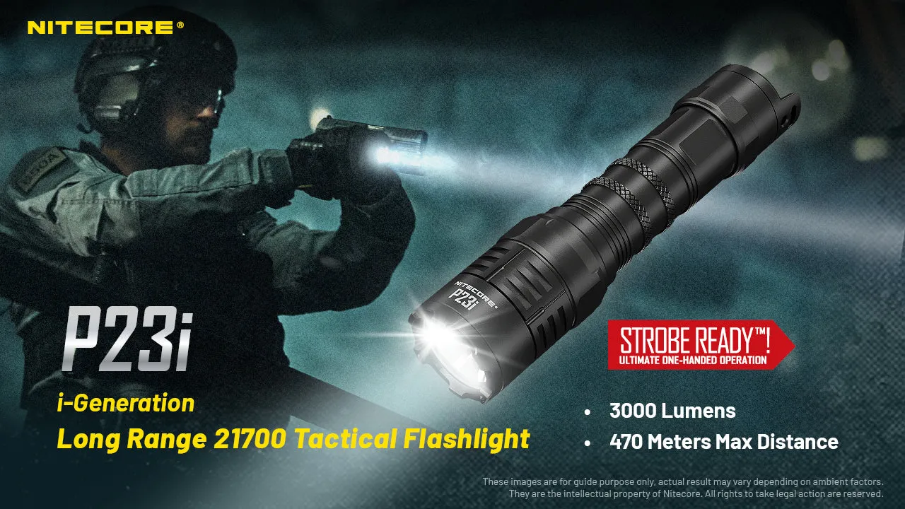 Nitecore P23i i-Generation Long Range 21700 Tactical Flashlight