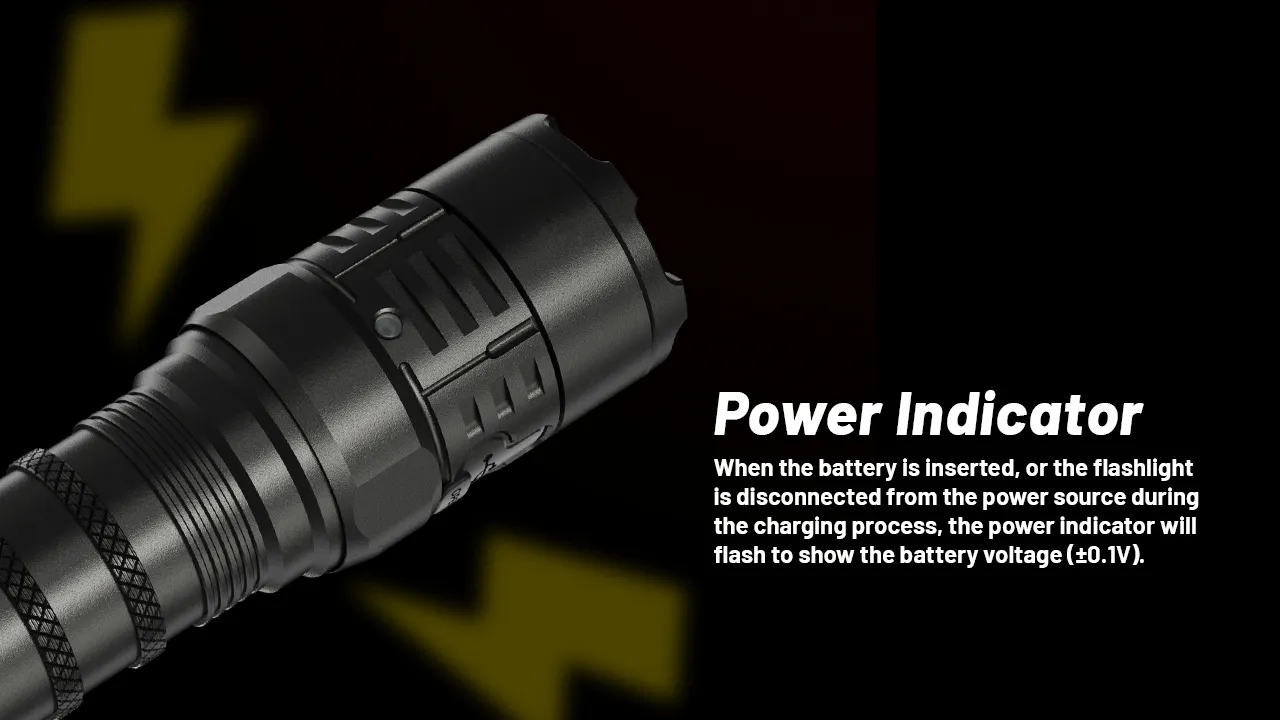 Nitecore P23i i-Generation Long Range 21700 Tactical Flashlight