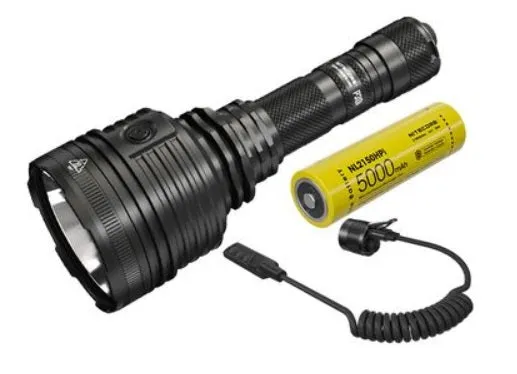 Nitecore P30i i-Generation Hunting Kit with 21700 USB C Rechargeable High Output Searchlight with 2000 lumens at 1000 meters throw