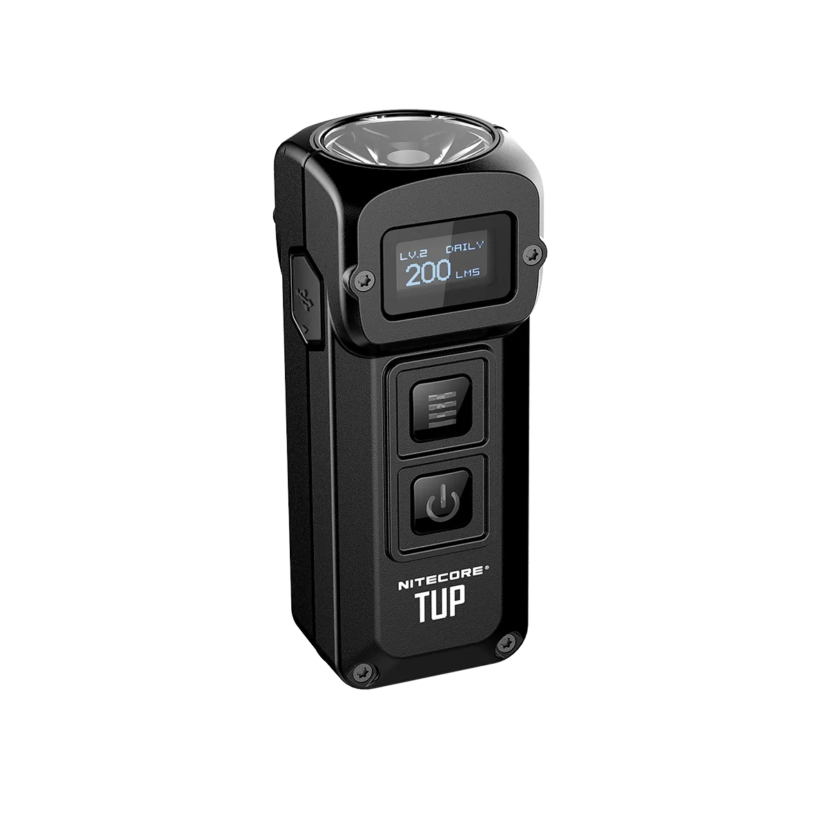 Nitecore TUP Keychain Light in Hi Tech Black or Metallic Gray