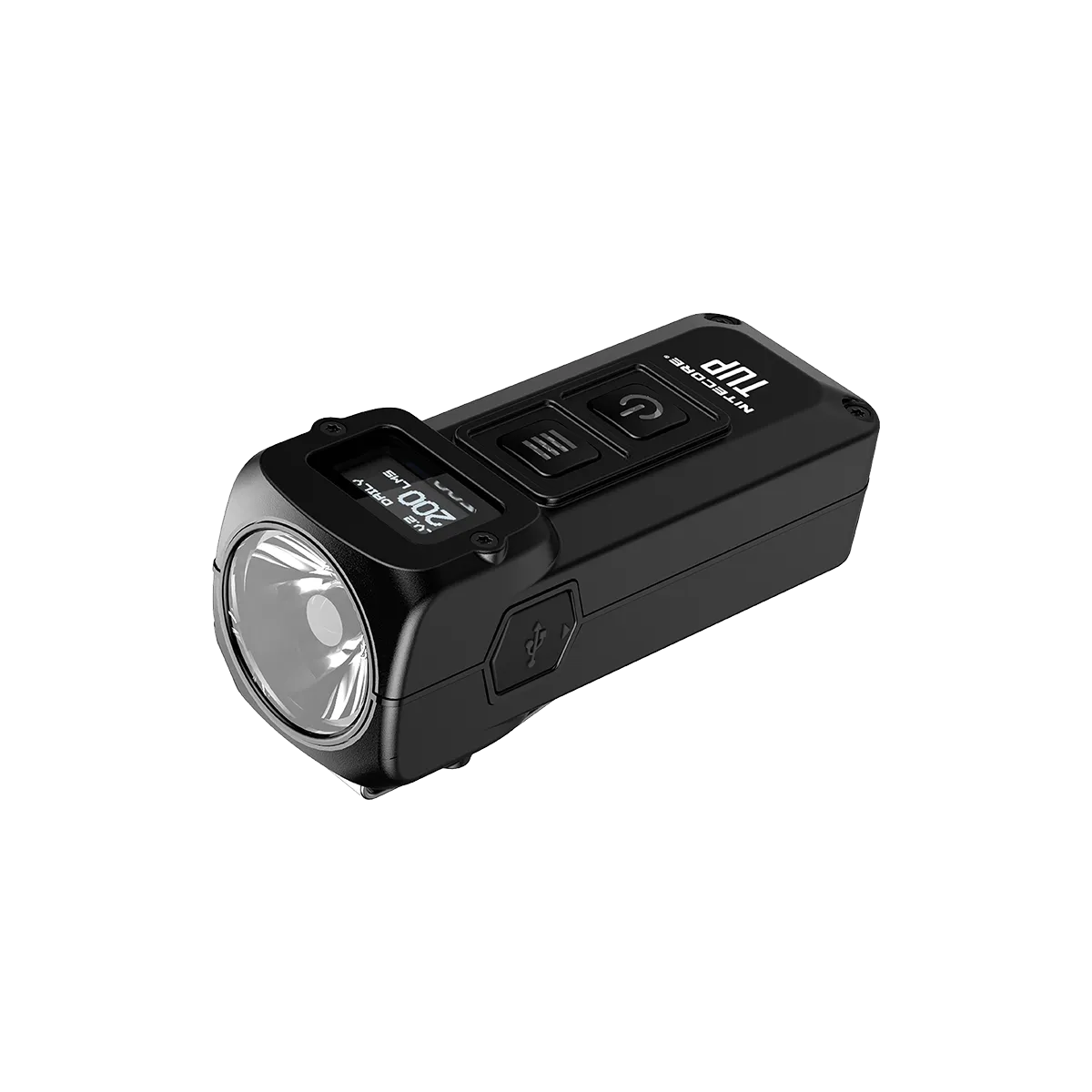 Nitecore TUP Keychain Light in Hi Tech Black or Metallic Gray