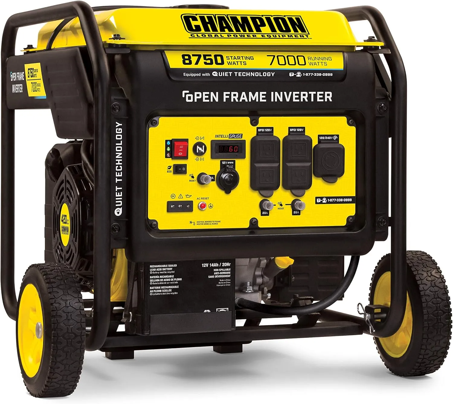 Portable Inverter Generator with Quiet Technology