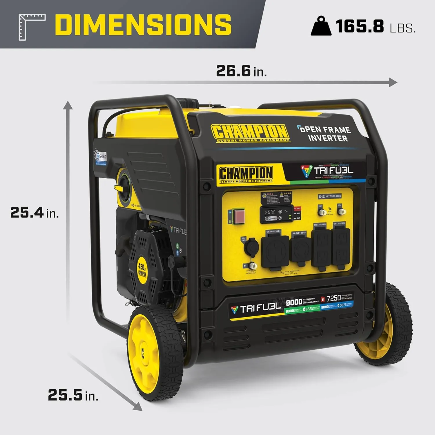 Portable Inverter Generator with Quiet Technology