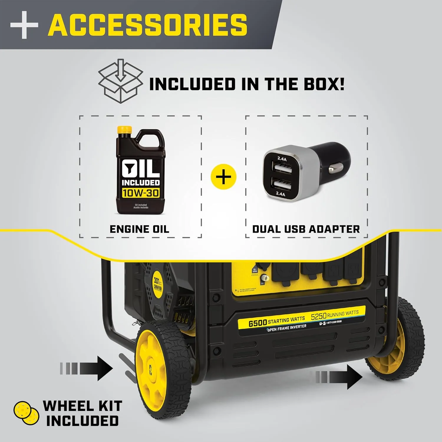 Portable Inverter Generator with Quiet Technology