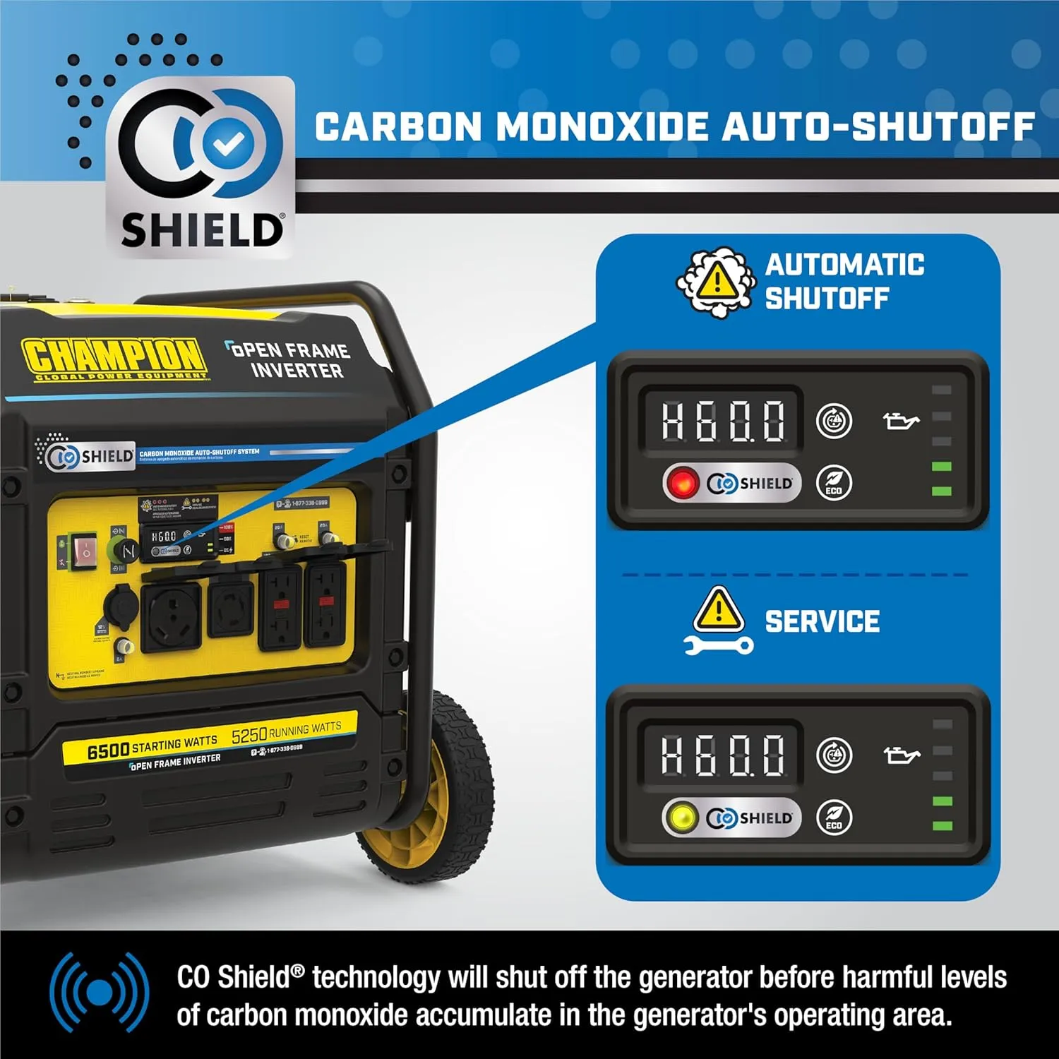 Portable Inverter Generator with Quiet Technology