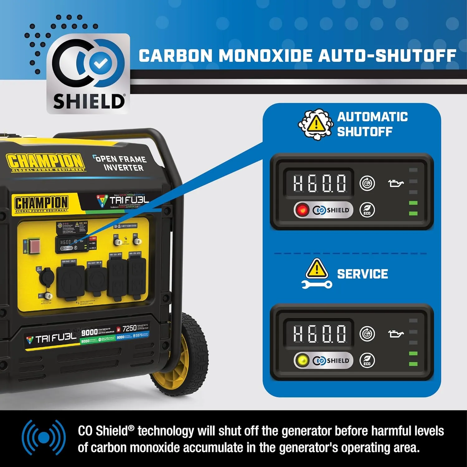 Portable Inverter Generator with Quiet Technology