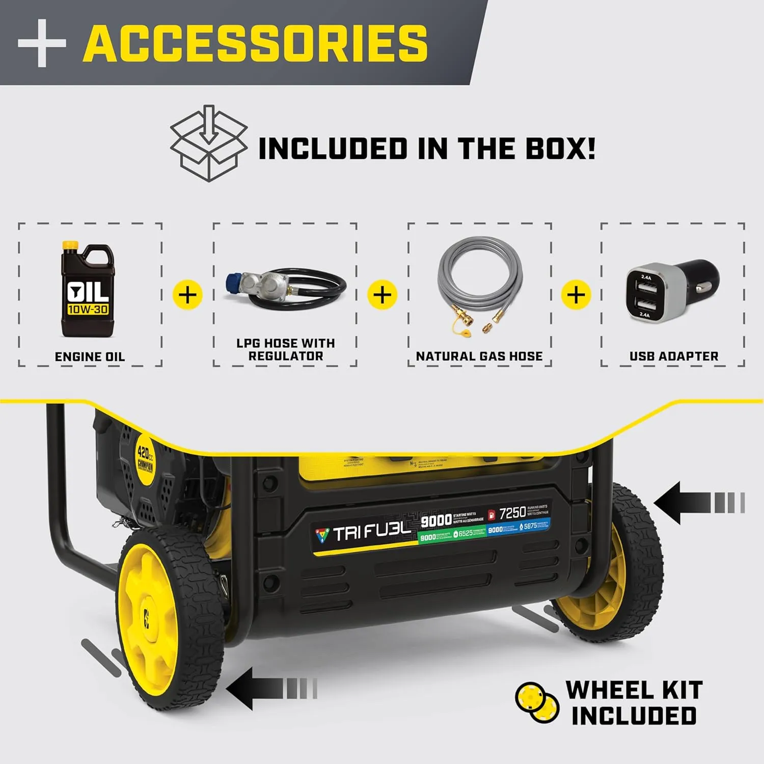 Portable Inverter Generator with Quiet Technology