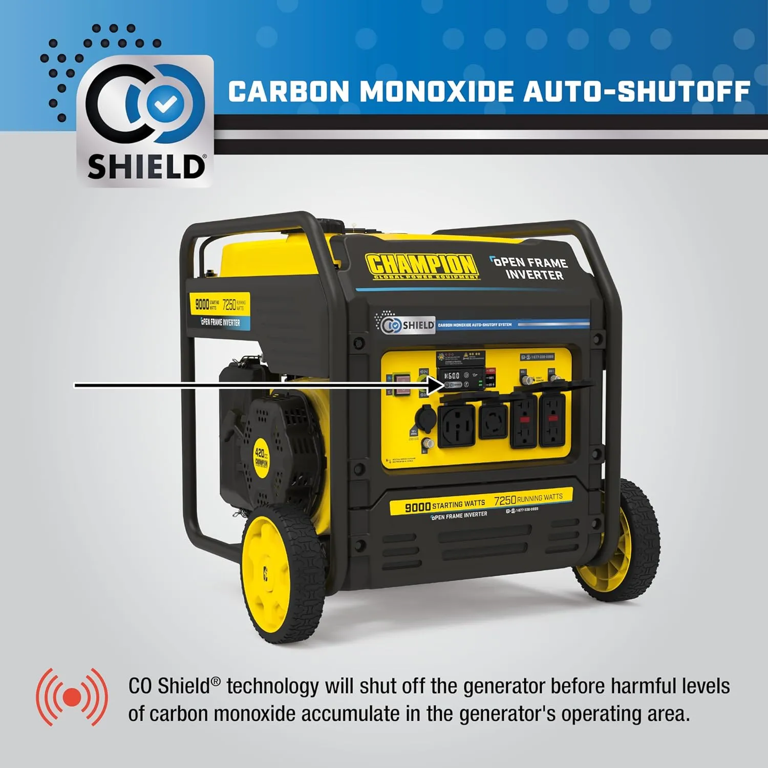 Portable Inverter Generator with Quiet Technology