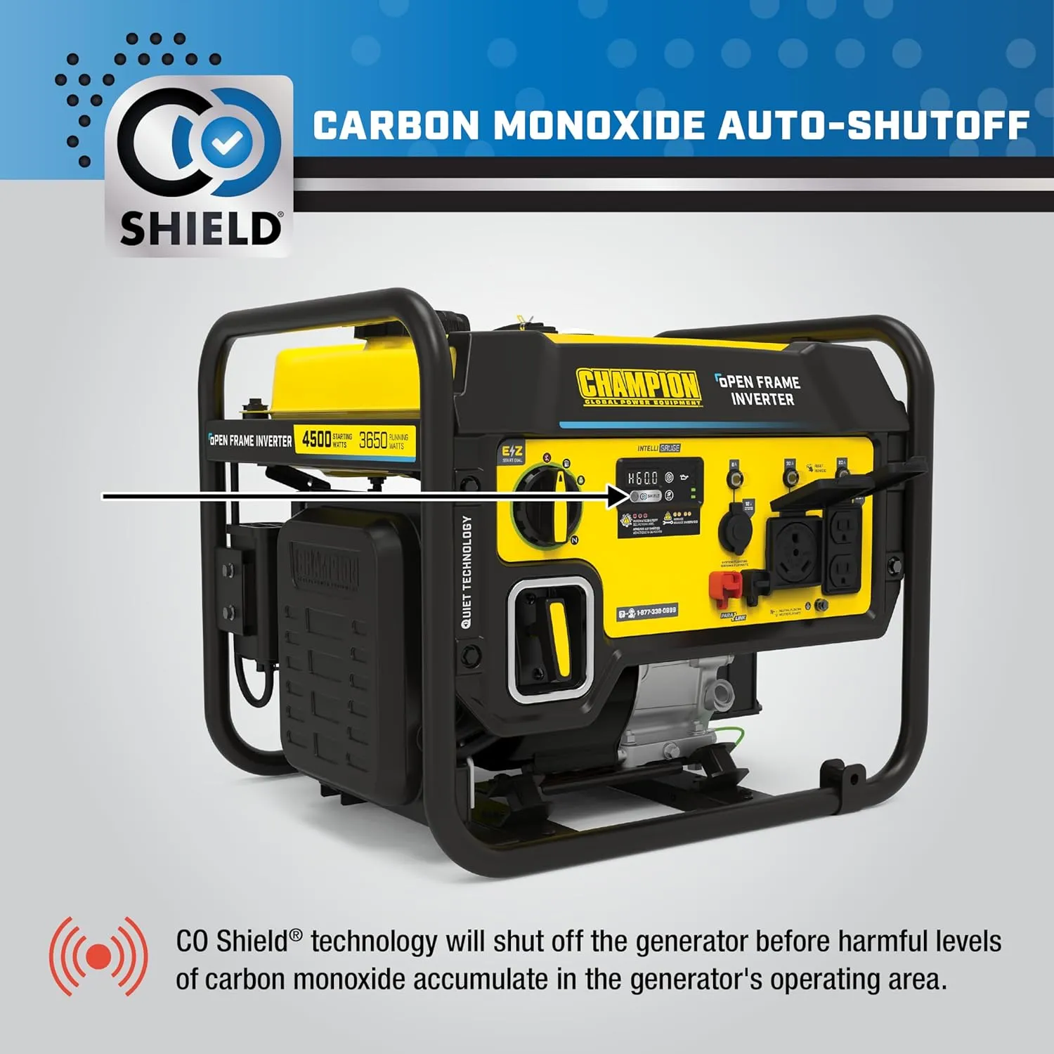 Portable Inverter Generator with Quiet Technology