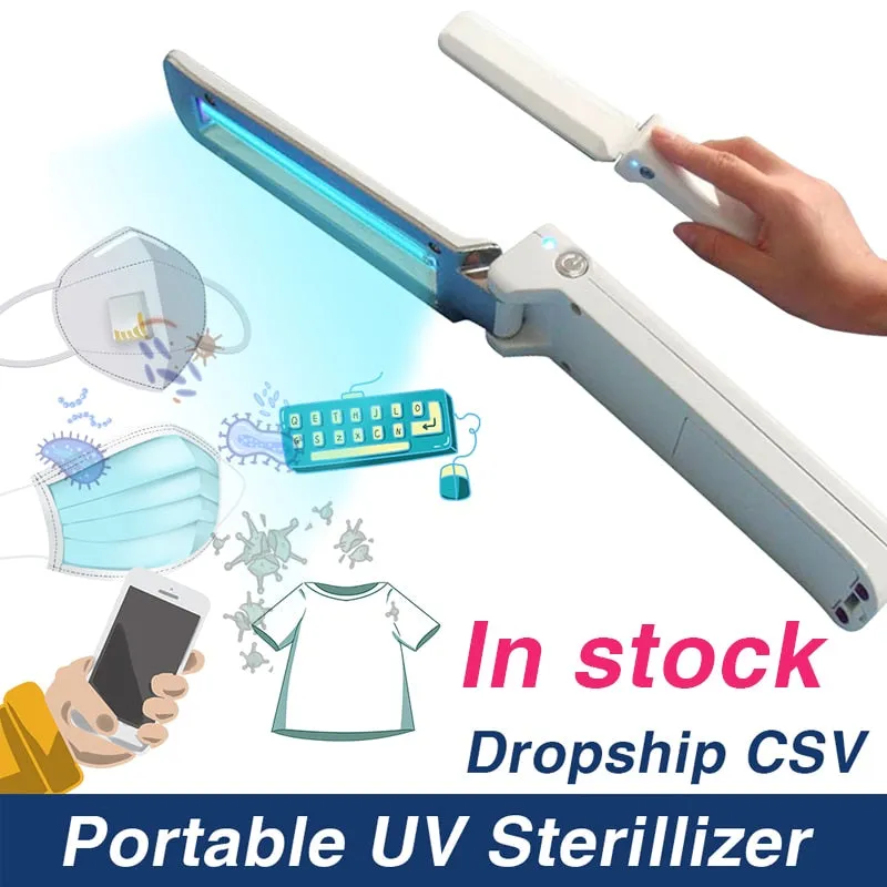 Portable Sterilization Mini Travel Wand Handheld Ultraviolet Disinfection Lamp