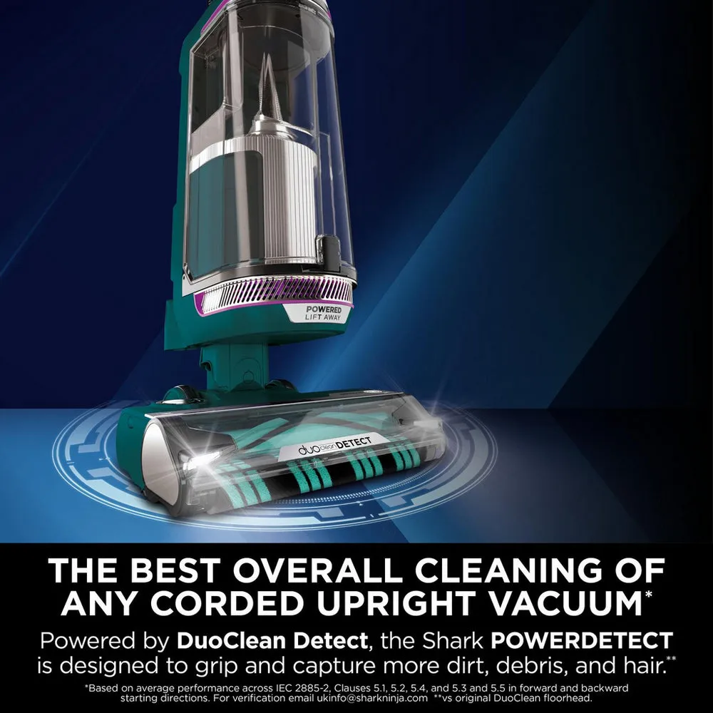 Shark AZ3900UKT PowerDetect Powered Lift-Away Upright Pet Vacuum Cleaner Dark Teal