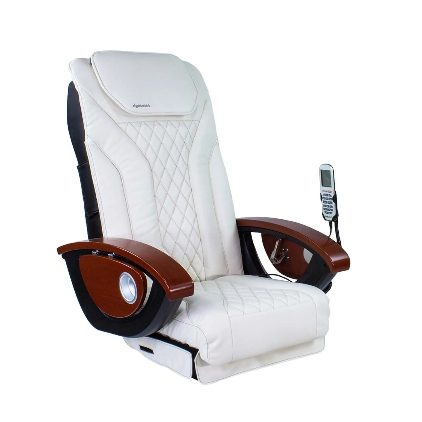 Shiatsu Logic Massage Chair Top for Pedicure Chairs - EX-R Model with Complete Cover Set for Enhanced Comfort and Relaxation