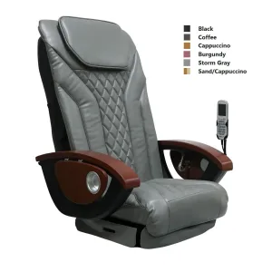 Shiatsu Logic Massage Chair Top for Pedicure Chairs - EX-R Model with Complete Cover Set for Enhanced Comfort and Relaxation