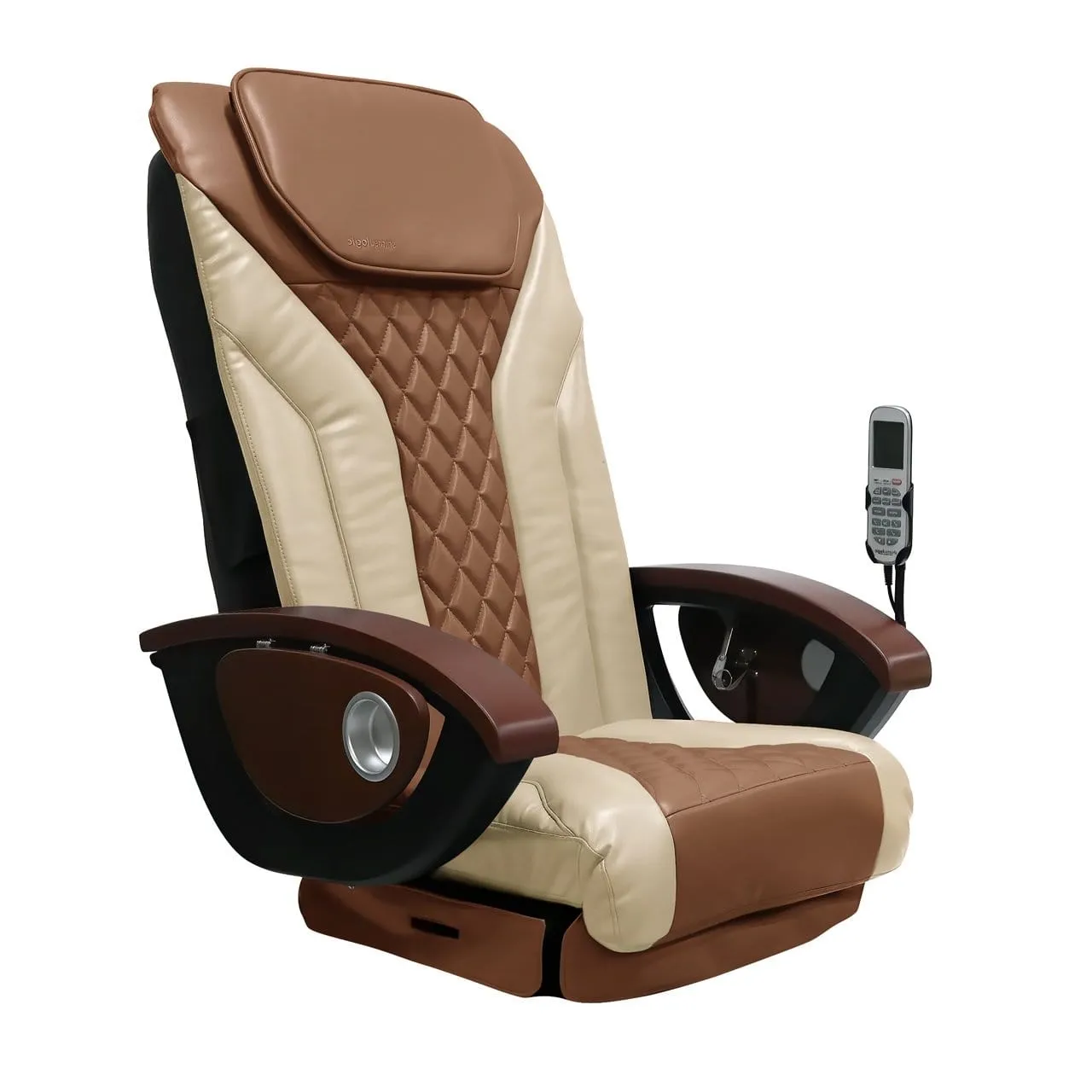 Shiatsu Logic Massage Chair Top for Pedicure Chairs - EX-R Model with Complete Cover Set for Enhanced Comfort and Relaxation