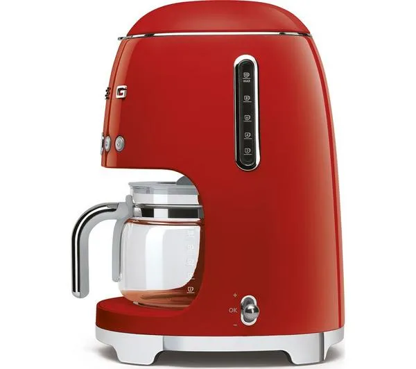 Smeg DCF02RDUK DCF02RDUK Drip Coffee Machine Red