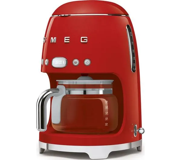 Smeg DCF02RDUK DCF02RDUK Drip Coffee Machine Red