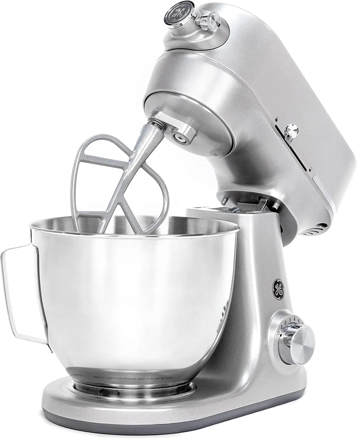 Tilt-Head Electric Stand Mixer, 7-Speed, 350-Watt Motor, Includes 5.3-Quart Bowl, Flat Beater, Dough Hook, Wire Whisk & Pouring Shield