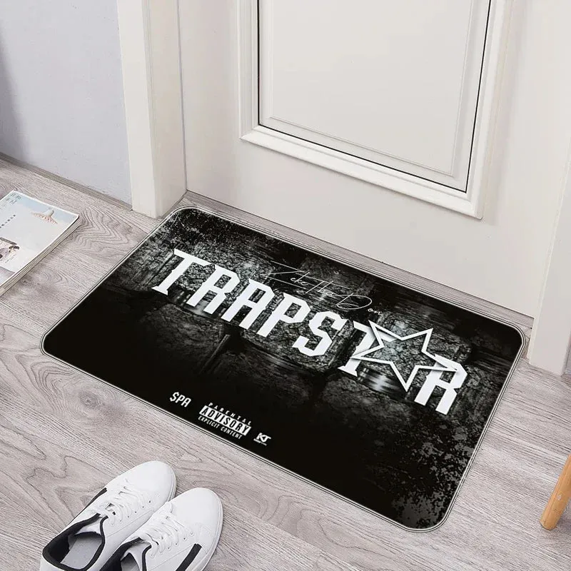 Trapstar London Anti Slip Mat Non-slip Washable Kitchen Living Room Rugs Absorbent Bathroom Rug Floor Welcome Home Doormats Door