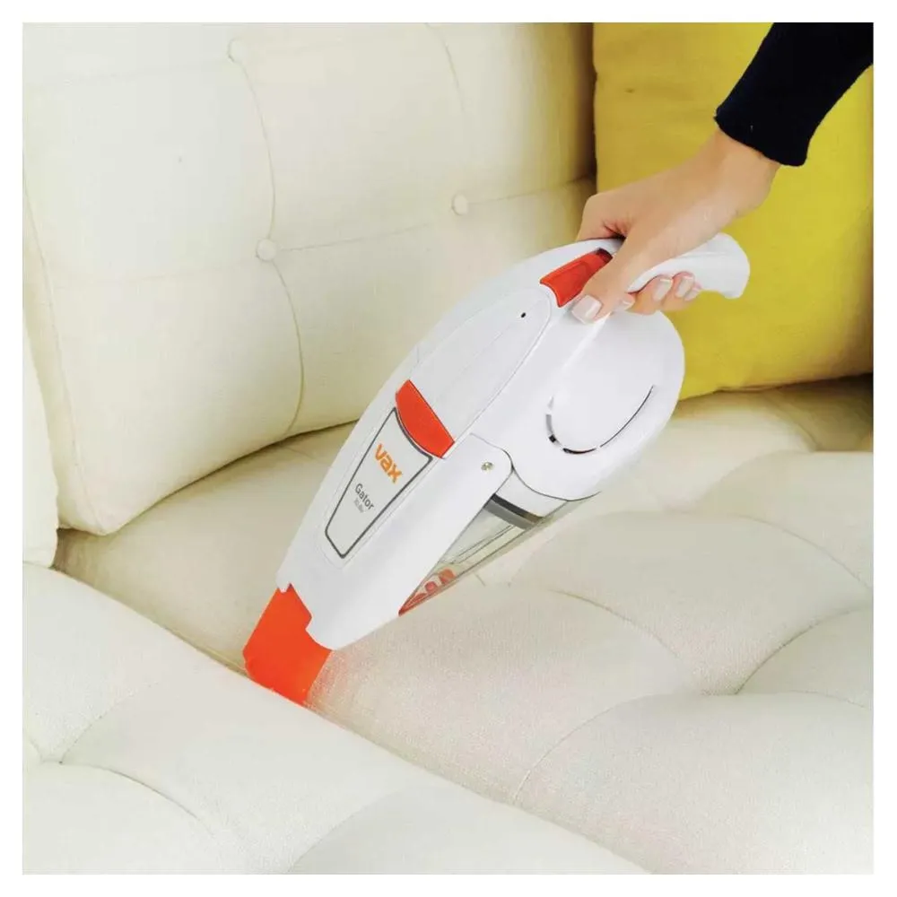 Vax H85-GA-B10 Gator 10.8V Handheld Vacuum Cleaner White and Orange