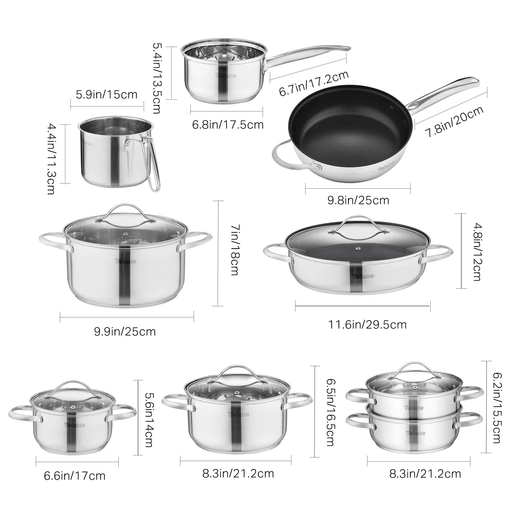 Velaze Cookware Set