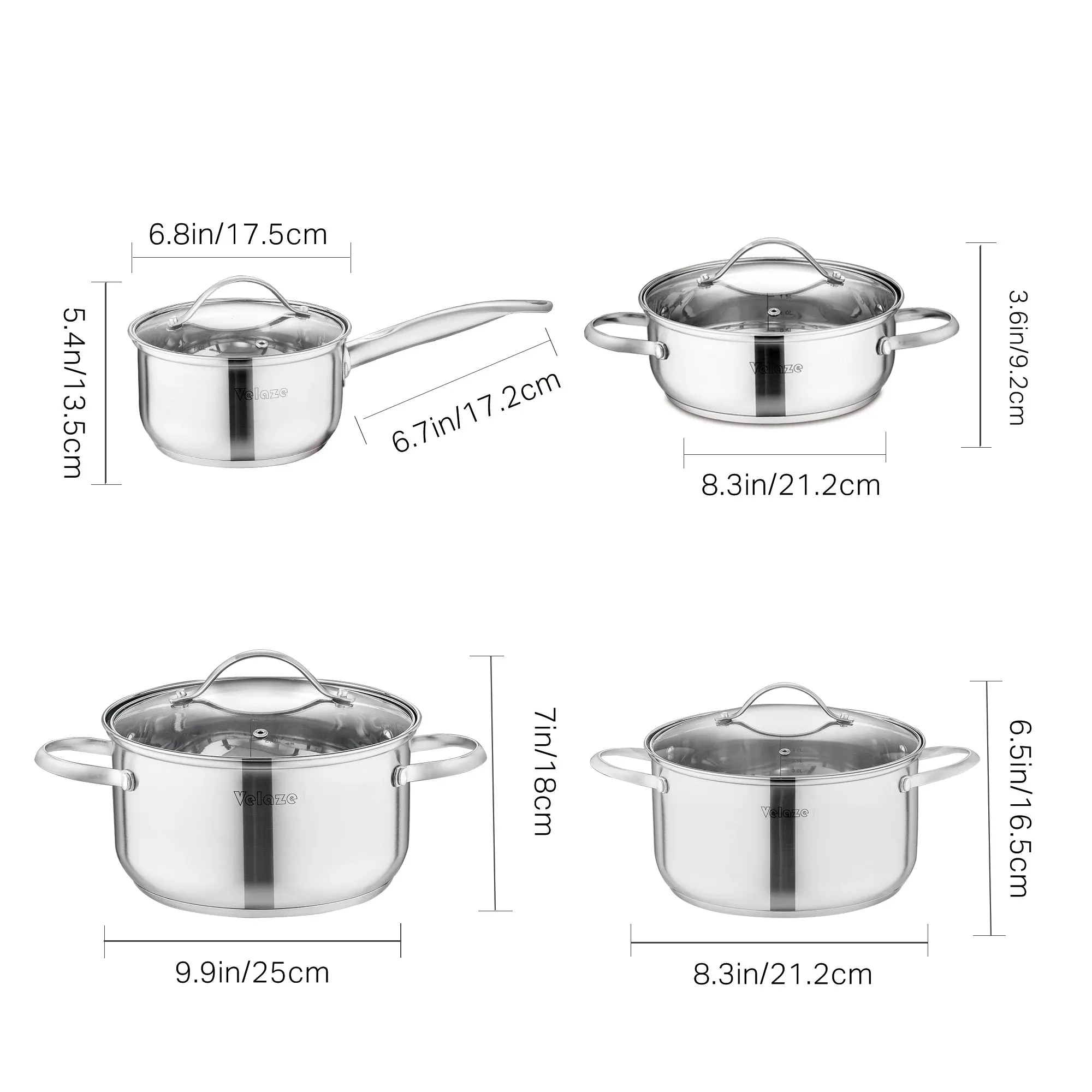 Velaze Cookware Set