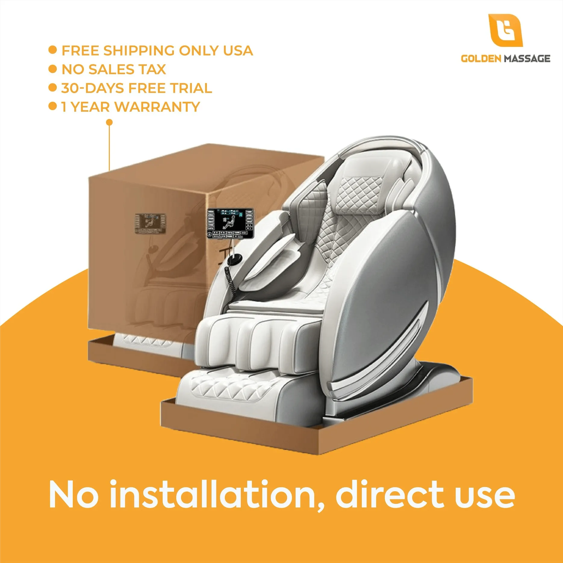 Zero Gravity Massage Chair | Deep Relaxation & Pain Relief | Golden Massage